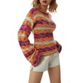 thumbnail image 5 of Binpure Ladies Long Sleeve Casual Knitwear, Autumn Short Pullover Sweater, 5 of 9