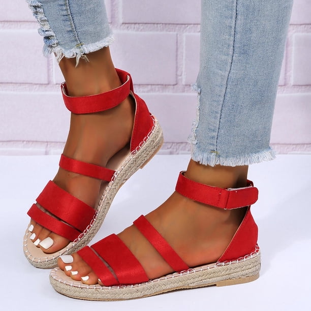 Sandalias de verano para mujer, sandalias informales para mujer, sandalias de playa romanas Wmkox8yii nm9639