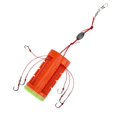 thumbnail image 3 of Cluster Bomb Proof Hanging Explosion Hook Fishhooks with Weight Fishing Tackle(Cluster Explosion Hook Size 8 ), 3 of 8
