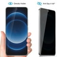 thumbnail image 4 of ZYQEEE 2 Pack Privacy Screen Protector for Samsung Galaxy S22 Ultra 6.8", Anti-Spy Tempered Glass, Bubble-Free, Easy Install, 4 of 11