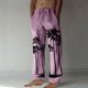 thumbnail image 1 of Pantalones largos para hombre, moda, estampados, casuales, cintura elástica con bolsillo, pantalones deportivos, pantalones de poliéster para hombre., 1 of 4