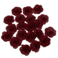 thumbnail image 4 of Cabezas de flores artificiales perfecl Borgoña 20 piezas, 4 of 8