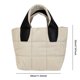 thumbnail image 3 of Bolso Mano Hinchado para Mujer Bolso para Bolso Hombro Acolchado Bolso para Niña (blanco), 3 of 9
