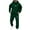Dark Green, variant on Fgvctg Mens 2 Piece Outfits Winter Sweatsuit Travel Jogger Sweatpant Plus Size Tracksuit Oversized Sweatshirts Lounge Set with Pockets Light Blue 2XL