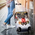 thumbnail image 3 of Happy New Year 2026 Portuguese Water Dog Holiday Balloons Party Snow Travel Luggage Cover PWD Portie Fishing Dog Lover Suitcase Dust Protective Decor - 13018, 3 of 5