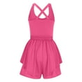 thumbnail image 7 of QATAINLAV Womens Tennis Dress with Built in Shorts and Bra Spaghetti Straps Athletic Golf Dresses Summer Side Slit Workout Mini Dresses Hot Pink L, 7 of 7