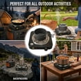 thumbnail image 4 of AORAN Portable Single Burner Electric Cooktop with Plug, Countertop Induction Hob, Compact Hot Plate, Efficient Cooking, Temp Control, Indicator Light, Easy-Clean Stove for Home, Kitchen, Outdoor, 4 of 9