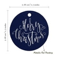 thumbnail image 6 of Inkdotpot Real Silver Foil Merry Christmas Tag Favor Hang Paper Tag 100 Piece, 6 of 7