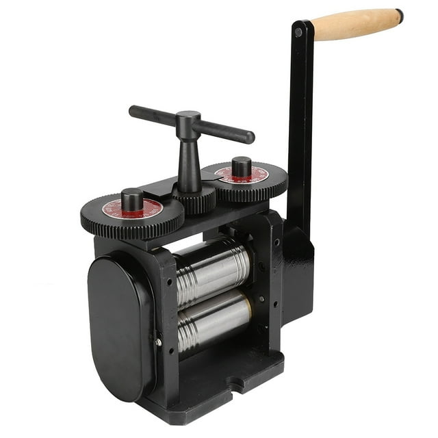 Manual Rolling Mill Machine, Jewelry DIY Tool Hand Crank Jewelry Making Tool For Metal Sheet For Flat Pressing For Wire For Jewelry Maker