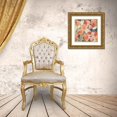 thumbnail image 3 of PI Studio  15x15 Gold Ornate Wood Framed with Double Matting Museum Art Print Titled - Peach Floral, 3 of 4