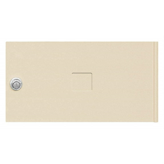 Replacement Door and Lock - Standard MB2 Size - for 4C Horizontal Mailbox - with (3) Keys - Sandstone
