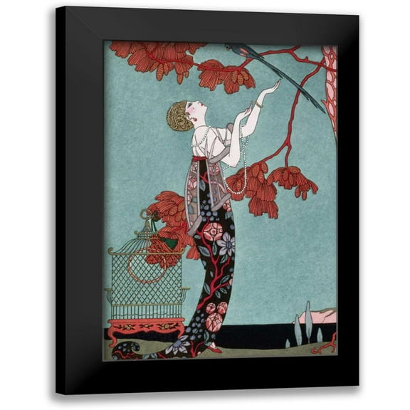 Barbier, Georges 11x14 Black Modern Framed Museum Art Print Titled - Fashion Illustration 1914