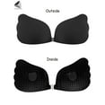 thumbnail image 6 of PULLIMORE Women Self Adhesive Invisible Bras Butterfly Wings Strapless Push Up Chest Stickers For Dress Halter (Cup C, Black), 6 of 11