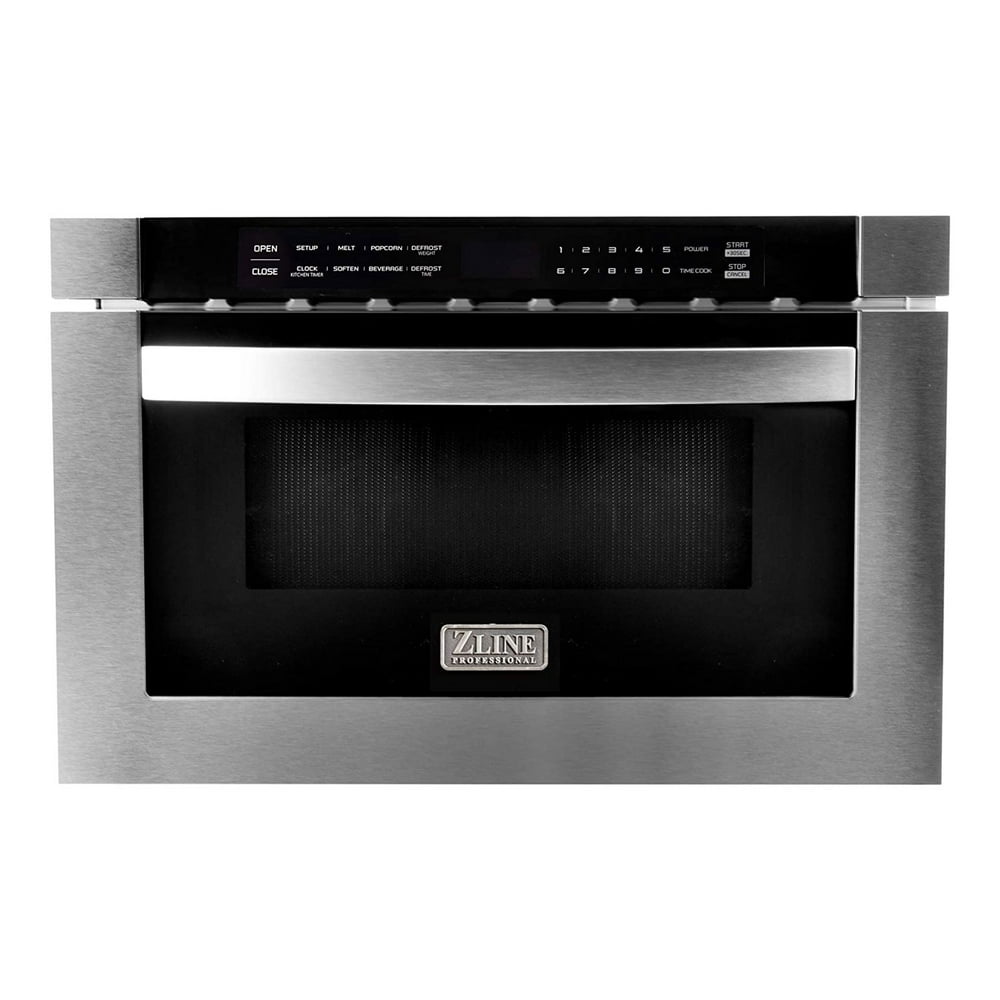 ZLINE 24 Inch 1 Cubic Feet 1000 Watt Digital Microwave Drawer