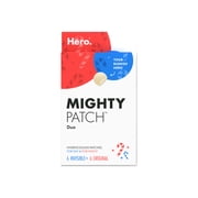 Hero Cosmetics Mighty Patch Duo, Hydrocolloid Day and Night Acne Pimple Patch, 12 Count
