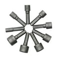 thumbnail image 1 of OUNONA 9PCS Impact Driver Adapter Set Chrome Vanadium Steel for DIY Professionals, 1 of 4