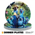 thumbnail image 6 of Rio Party Supplies Decor Plates Fans Decorations Honeycomb Centerpieces Cake Toppers, 6 of 6