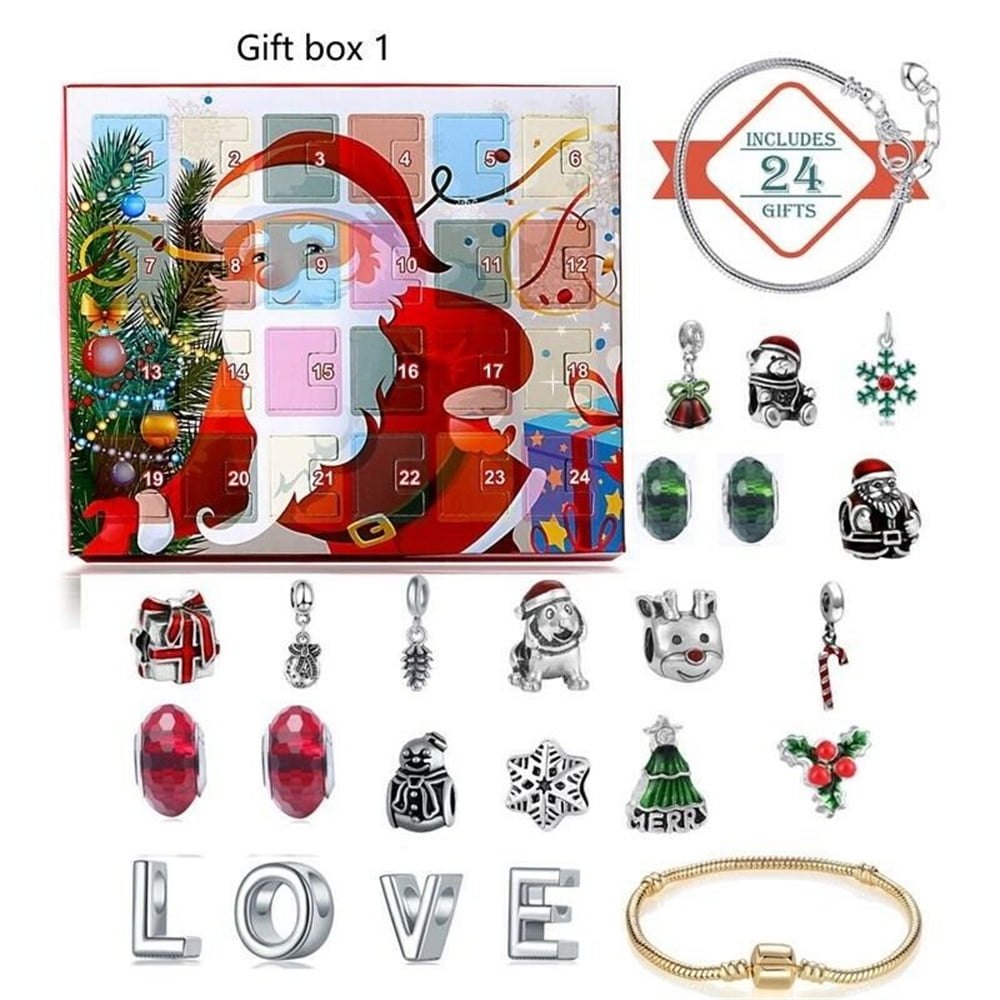 Advent Calendar 2022 Christmas Countdown Calendar - Christmas Themed DIY  Charm Necklace Bracelet,Perfect Gift for Girls - Walmart.com