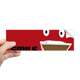 thumbnail image 1 of Feliz Rojo emoción sonrisa amplia Rectángulo Parachoques Pegatina Cuaderno Ventana Calcomanía, 1 of 1