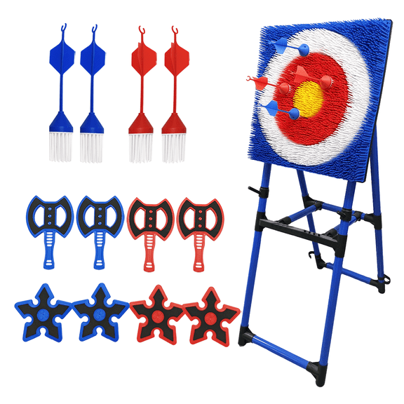 Zplin Axe Throwing Game for Backyard, Lawn Darts, Carnival & Family Games for Adults, Teenagers, Elderly