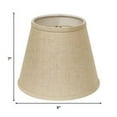 thumbnail image 2 of 8" Dark Wheat Hardback Empire Linen Lampshade, 2 of 6