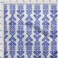 thumbnail image 4 of oneOone Georgette Viscose Blue Fabric Aztech Sewing Craft Projects Fabric Prints By Yard 42 Inch Wide, 4 of 5