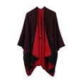 thumbnail image 2 of Women's Fashion Long Shawl Big Grid Winter Warm Lattice Large Scarf, 2 of 3