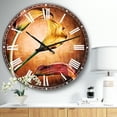 thumbnail image 2 of DesignArt Zantedeschia Aethiopica Large Wall Clock, 2 of 2