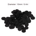 thumbnail image 4 of Almohadillas de algodón filtrantes, 100 unidades, filtro redondo negro, filtros de algodón filtrantes, construcción robusta, 4 of 11