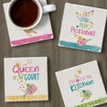 thumbnail image 2 of Thirstystone "Pickleball" 4-Pack Assorted Tumbled Tile Coasters, 2 of 7
