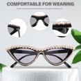 thumbnail image 4 of BEADCEST Trendy Sunglasses Para Mujer Con De Ojos De Y Acabado Delicado Multicolor, 4 of 7