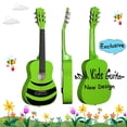 thumbnail image 2 of ADM 1/4 Kids Classical Guitar Kit, 30" Junior Guitar Set for Beginnners with Gig Bag, Clip on Tuner, Strap, Picks, Extra Strings, Storage Bag and Cleaning Cloth (Green Honey Bee), 2 of 6