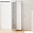 thumbnail image 3 of Giantex Armoire de Cuisine, Organisateur de Rangement en Bois Autoportant, 3 of 9