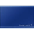 thumbnail image 3 of Samsung T7 MU-PC500H/AM 500 GB Portable Solid State Drive, External, PCI Express NVMe, Indigo Blue, 3 of 4