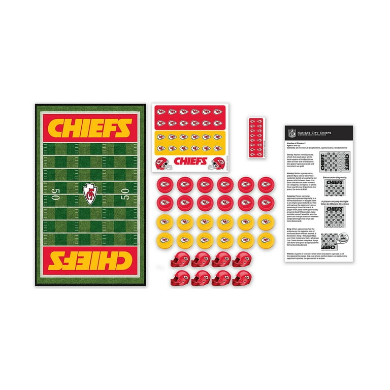 MasterPieces Officially licensed MLB St. Louis Cardinals Checkers Board Game  for Families and Kids ages 6 and Up 
