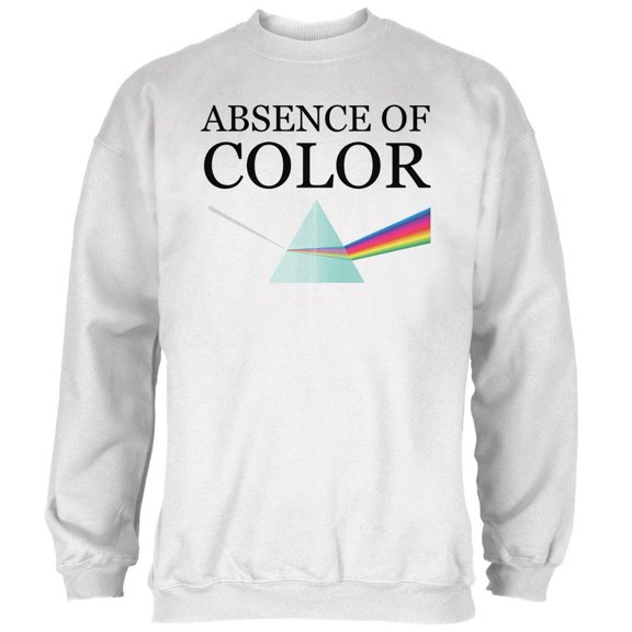 Halloween Absence of Color Costume Mens Sweatshirt White 2XL
