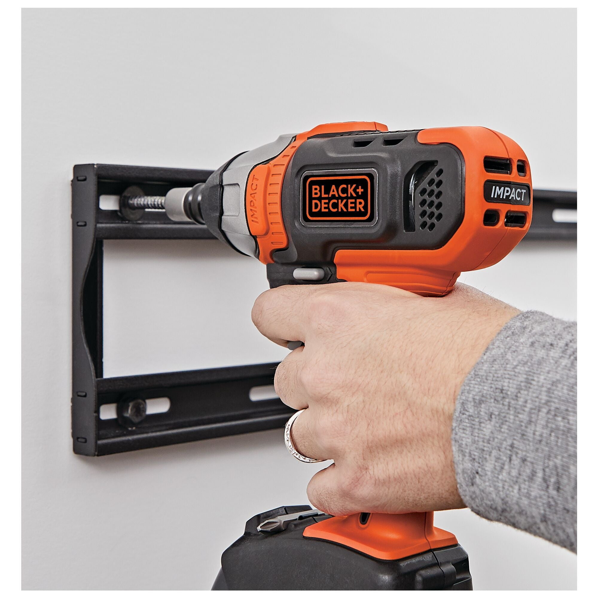 BLACK+DECKER 20V MAX* Cordless Impact Driver with Charger and Fastening Bit, (BDCI20BC)