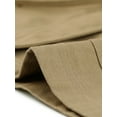 thumbnail image 6 of Agnes Orinda Women's Plus Size Jackets Long Sleeve Drawstring Waist Anorak Coats with Pockets 4X Light Khaki, 6 of 7