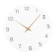 thumbnail image 5 of Reloj de pared decorativo, adorno para colgar en la pared, moderno y sencillo, de madera, 11,81 pulgadas Números arábigos, 5 of 9