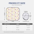 thumbnail image 2 of Kdxio Tropical Fruit Print 2-Piece Sun Shade Front Windshield - Foldable Car Front Window Sunshades For Most Sedans Suv Truck, 2 of 6