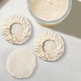 thumbnail image 5 of Reusable Cotton Cloth Covers for Sourdough Starter Jars, Elastic Bread Fermentation Cover, Bread Proofing Cover Fabric Lids Tops for Dough Rising Baking Supplies 3-4 inch Mouth 1Pcs, 5 of 7