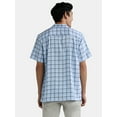thumbnail image 3 of George Men's & Big Men's Microfiber Button Up Shirt with Short Sleeves, Sizes S-3XL, 3 of 5