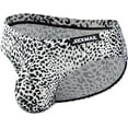 thumbnail image 4 of JOCKMAIL 2PCS/Pack Men's Underwear Leopard Print Briefs Sexy Comfort Soft Stretch Classic Fit Serpentine Briefs, 4 of 6