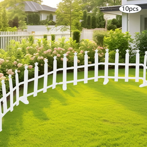 10Pcs Christmas Decorations Light Holiday Christmas Fence Lights Holiday Lights