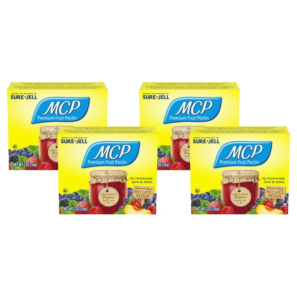 (4Pack) Sure Jell MCP Premium Fruit Pectin box, 2 oz