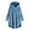 Blue, variant on qucoqpe Plus Size Winter Coat for Women 2025 Fall Winter Fashion Fleece Jacket Solid Color Zip Up Hoodies Outwear