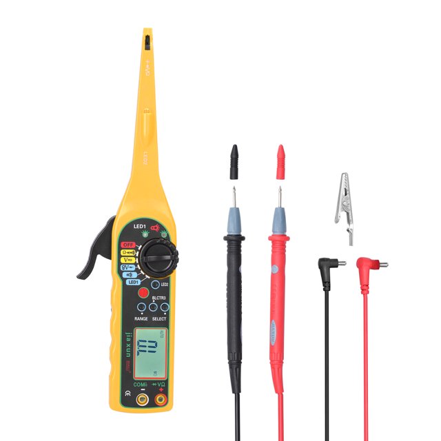 Yeacher Handheld Portable Intelligent Car Auto Circuit Tester Multimeter Auto Repairs Multimeter Automatic Ranges 24V