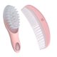 thumbnail image 1 of Juego de cepillo y peine para el cabello de bebé, cepillo de masaje para el cuero cabelludo para recién nacidos y niños pequeños, 1 Juego, 1 of 8