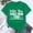 Green, variant on T Shirts for Women Spring Tops for Women Women's Killin' This Dance Mom Printed T Shirt Cotton Round Neck Casual Short Sleeves Graphic Tees Tshirts Shirts Hot Pink L