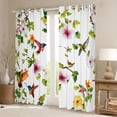 thumbnail image 2 of Castle Fairy Hummingbird Curtains Pack of 2 (42x84 Each),Spring Garden Curtains Blackout, 2 of 6